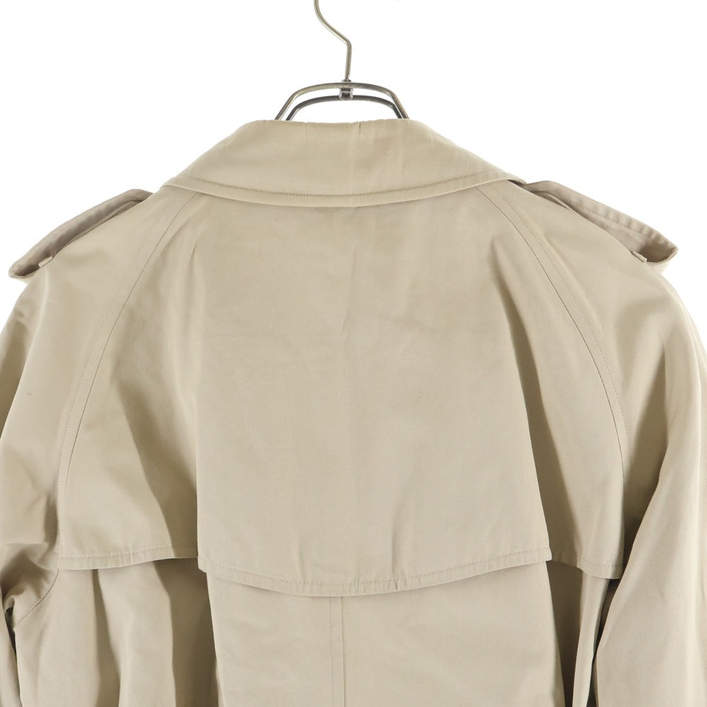 BURBERRY(バーバリー) 裏地ノバチェック総柄 ラグランスリーブ ステンカラーコート ベージュ 40263