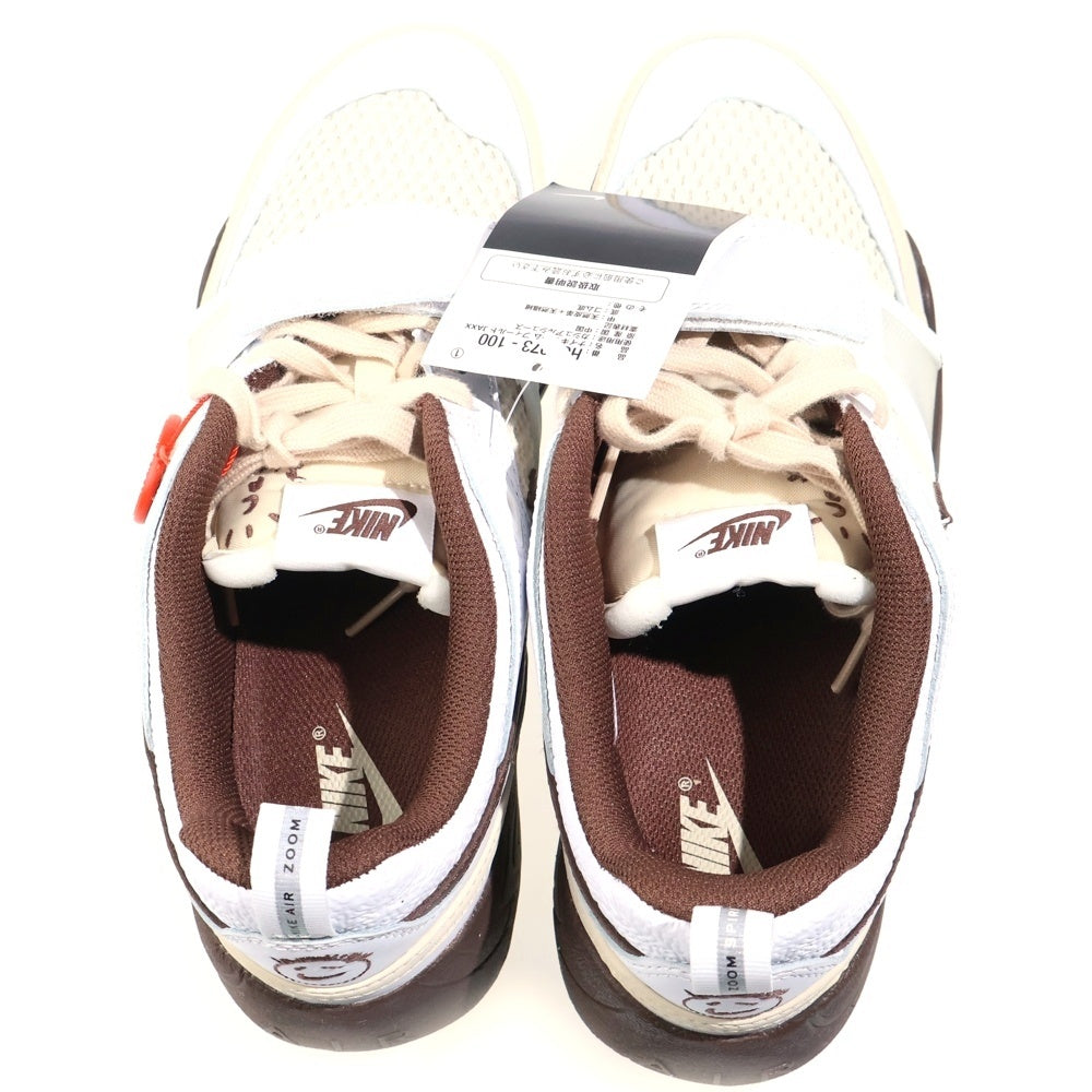 NIKE(ナイキ) ×TRAVIS SCOTT Zoom Field Jaxxトラヴィススコット ズームフィールドジャックス ローカットスニーカー ブラウン/ホワイト US9/27cm HQ3073-100