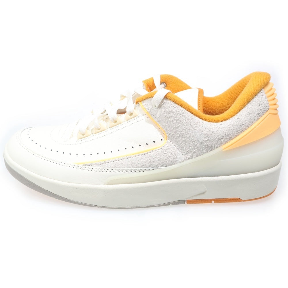 NIKE(ナイキ) Air Jordan 2 Low Craft エアージョーダン2 ロー クラフト ローカットシューズ スニーカー ホワイト/オレンジ US10/28cm DV9956-118