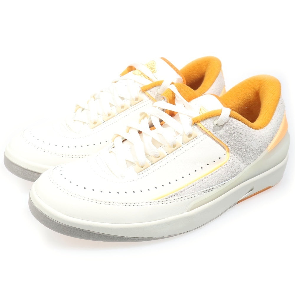 NIKE(ナイキ) Air Jordan 2 Low Craft エアージョーダン2 ロー クラフト ローカットシューズ スニーカー ホワイト/オレンジ US10/28cm DV9956-118
