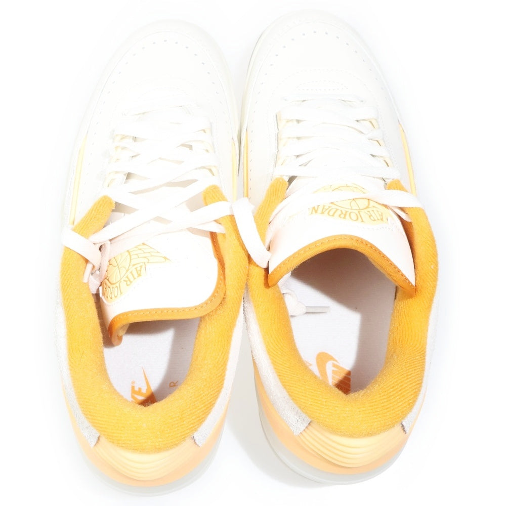 NIKE(ナイキ) Air Jordan 2 Low Craft エアージョーダン2 ロー クラフト ローカットシューズ スニーカー ホワイト/オレンジ US10/28cm DV9956-118