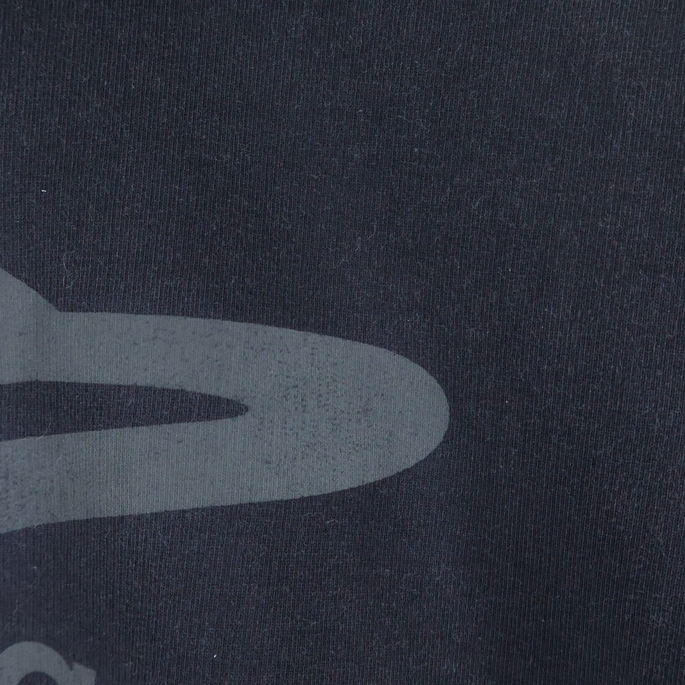 BALENCIAGA(バレンシアガ) 25SS 3b リキファイド ダメージ加工 オーバーサイズ プルオーバースウェットパーカー フーディー ブラック 803265 TRVS9