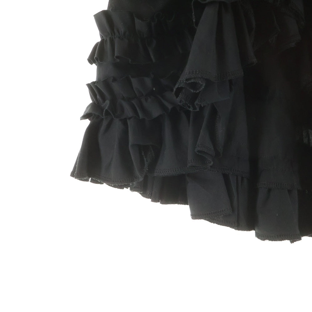 COMME DES GARCONS GIRL(コムデギャルソンガール) 21SS Bear Ruffle Skirt クマ フリル スカート ブラック NG-S001 レディース