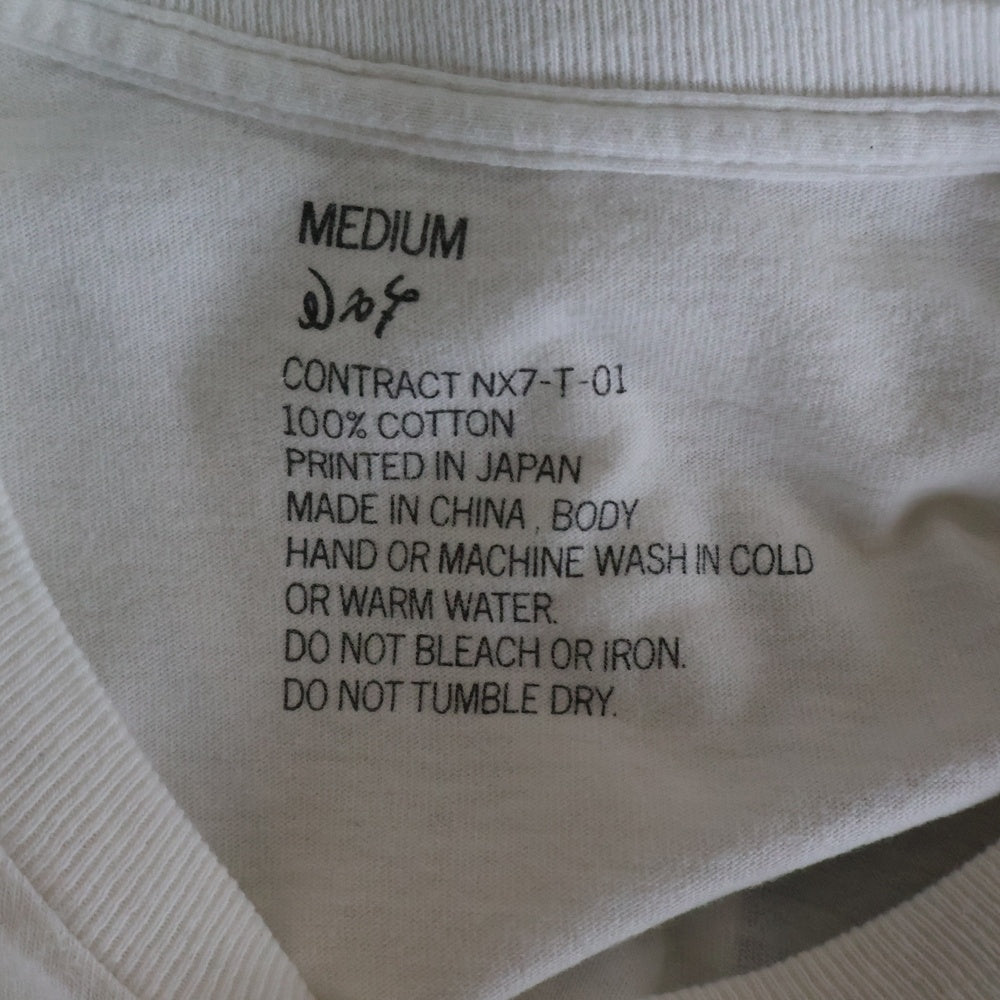 NEXUS7(ネクサスセブン) L/S Tee オマージュデザイン 両面プリント クルーネック長袖Tシャツ カットソー ホワイト