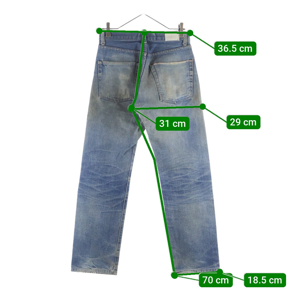 ELECTRIC COTTAGE(エレクトリックコテージ) 90s DENIM PANTS VINTAGE 初期 布パッチ 赤耳ポケット ジッパーフライ デニムパンツ ジーンズ インディゴ