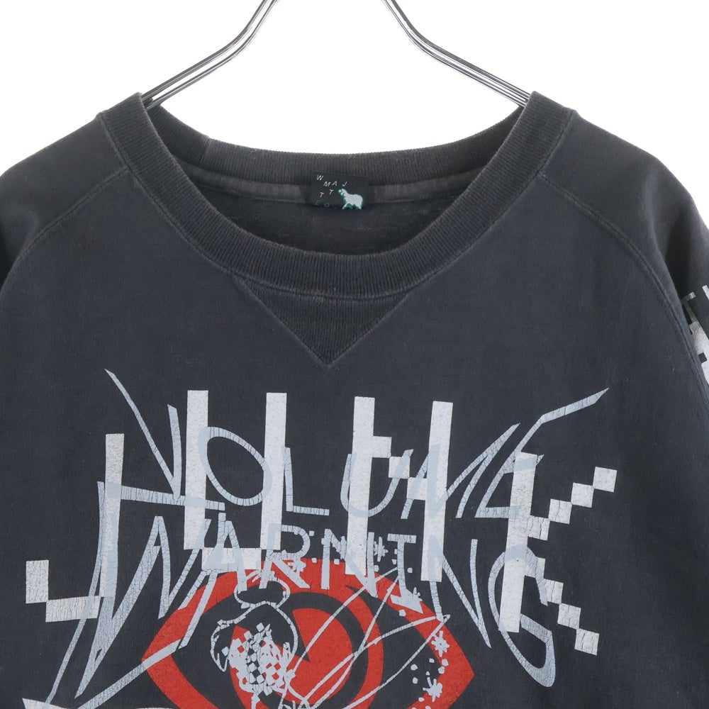 VINTAGE(ヴィンテージ) 00s TAR VOLUME WARNING JUNK S/S Tee ティーエーアール 両面プリント クルーネック半袖Tシャツ カットソー ブラック