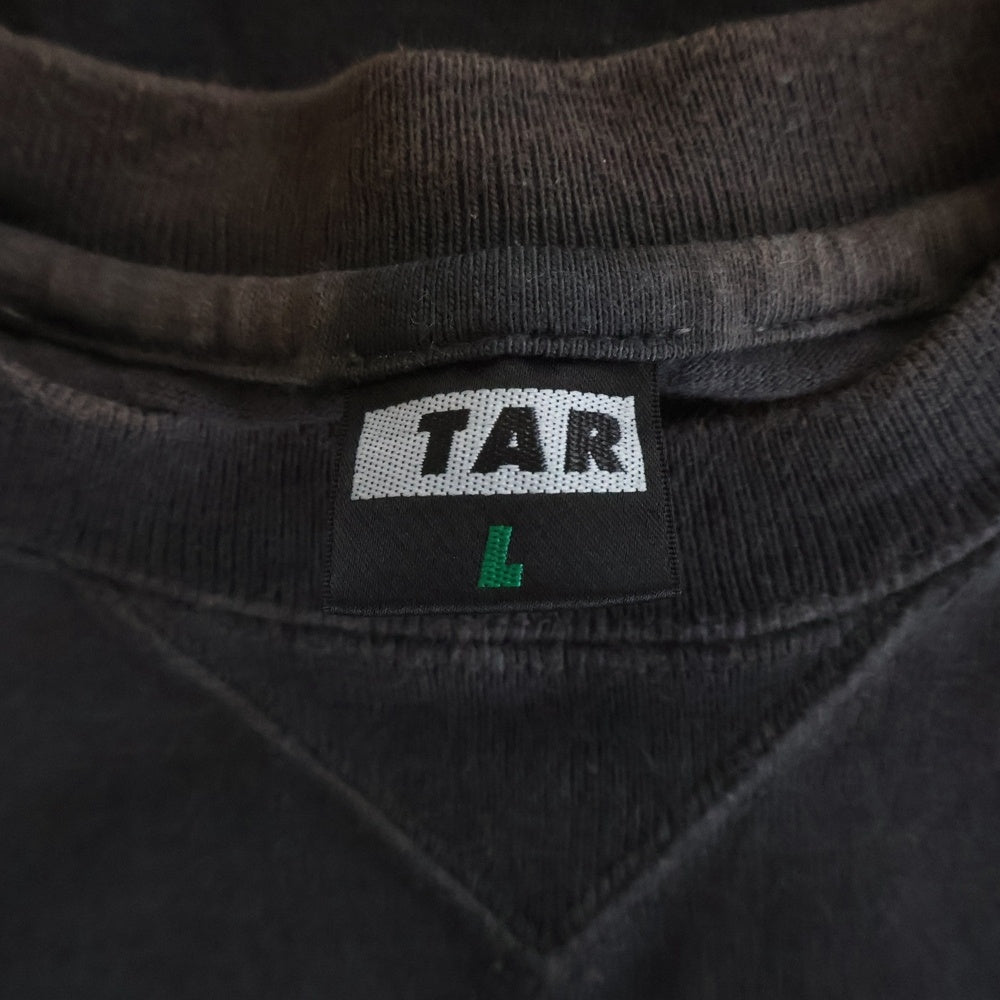 VINTAGE(ヴィンテージ) 00s TAR VOLUME WARNING JUNK S/S Tee ティーエーアール 両面プリント クルーネック半袖Tシャツ カットソー ブラック