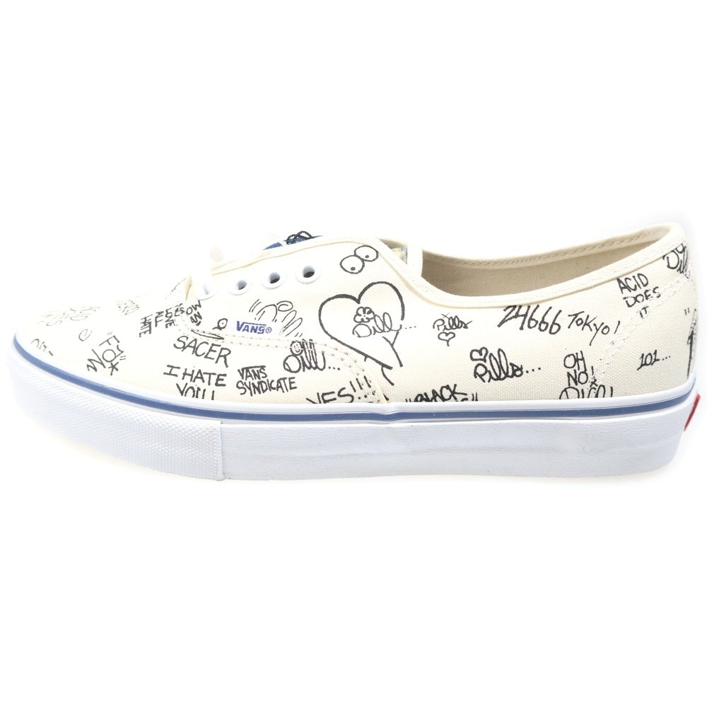 VANS(ヴァンズ) 2015 × Jason Dill Syndicate OG Authentic S ジェイソン・ディル シンジケート オーセンティック ローカットスニーカー ホワイト US9.5/27.5cm VN-0ZSGFDV