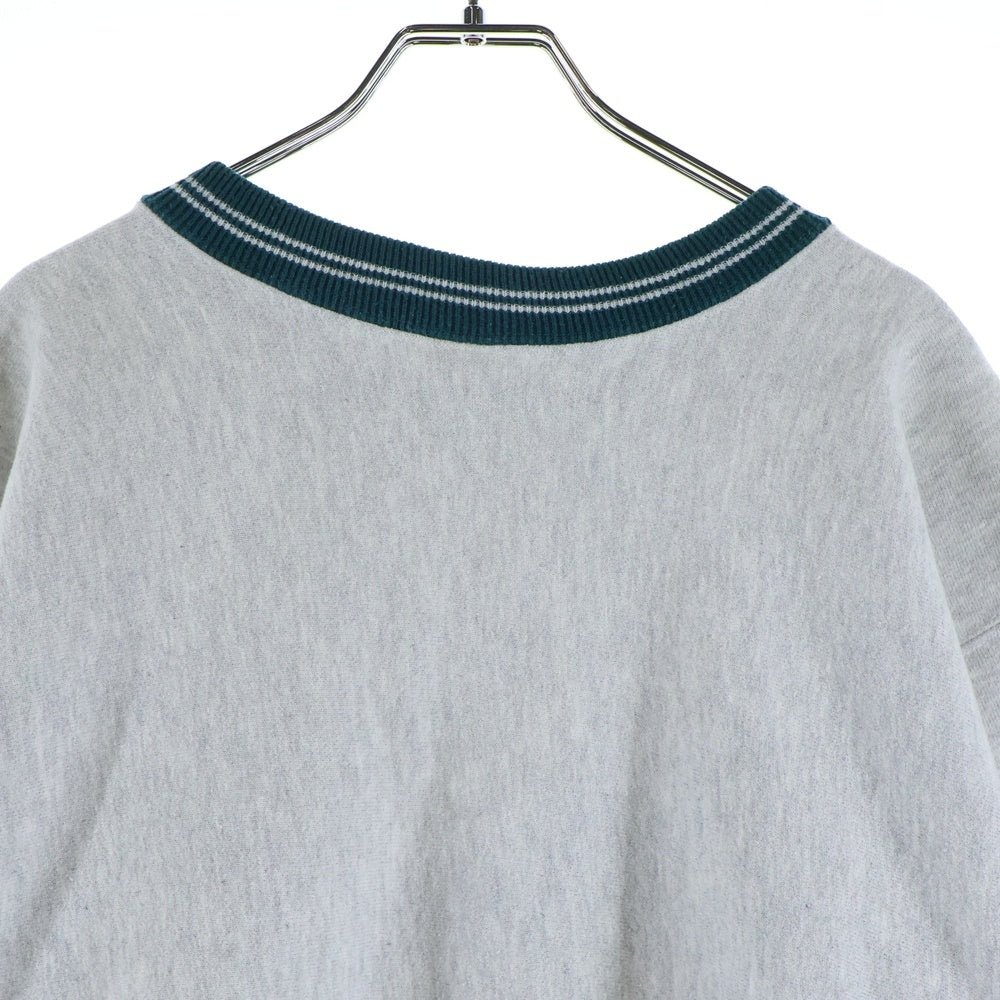 CHAMPION(チャンピオン) 90s Logo Embroidery Sweat Shirts ロゴ刺繍 クルーネック スウェット スウェットシャツ アッシュ