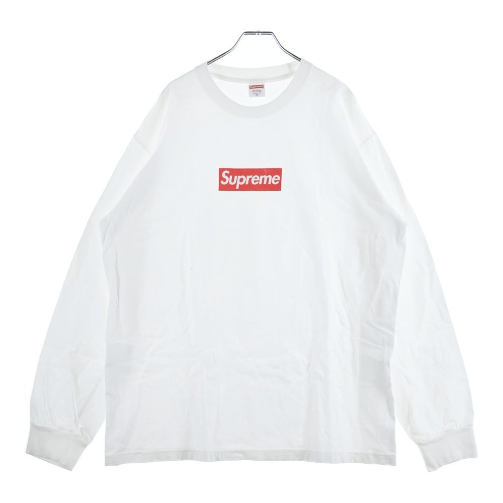 SUPREME(シュプリーム) 20AW Box Logo L/S Tee ボックスロゴ クルーネック長袖Tシャツ カットソー ホワイト