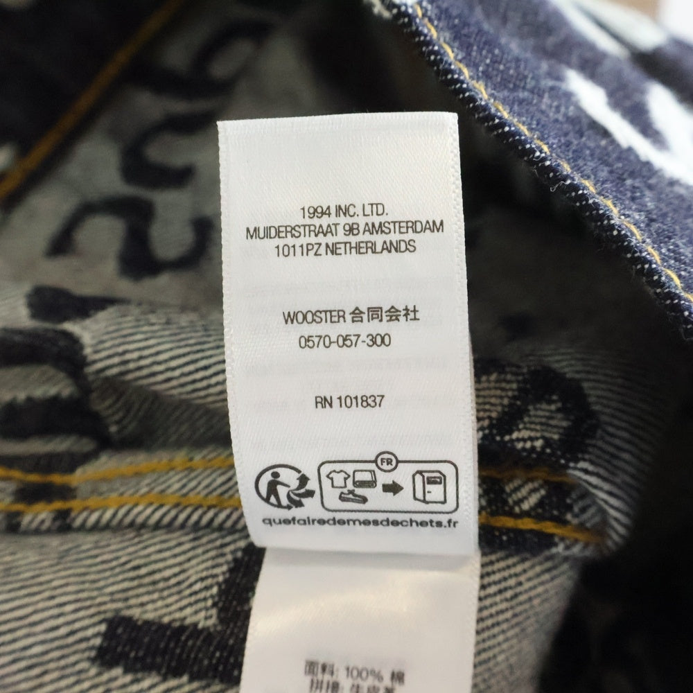 SUPREME(シュプリーム) 25AW Jacquard Logos Denim Trucker Jacket ジャガード ロゴ デニム トラッカー ジャケット インディゴ