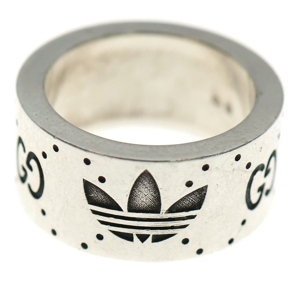 GUCCI(グッチ) ×ADIDAS エングレービングリング シルバー