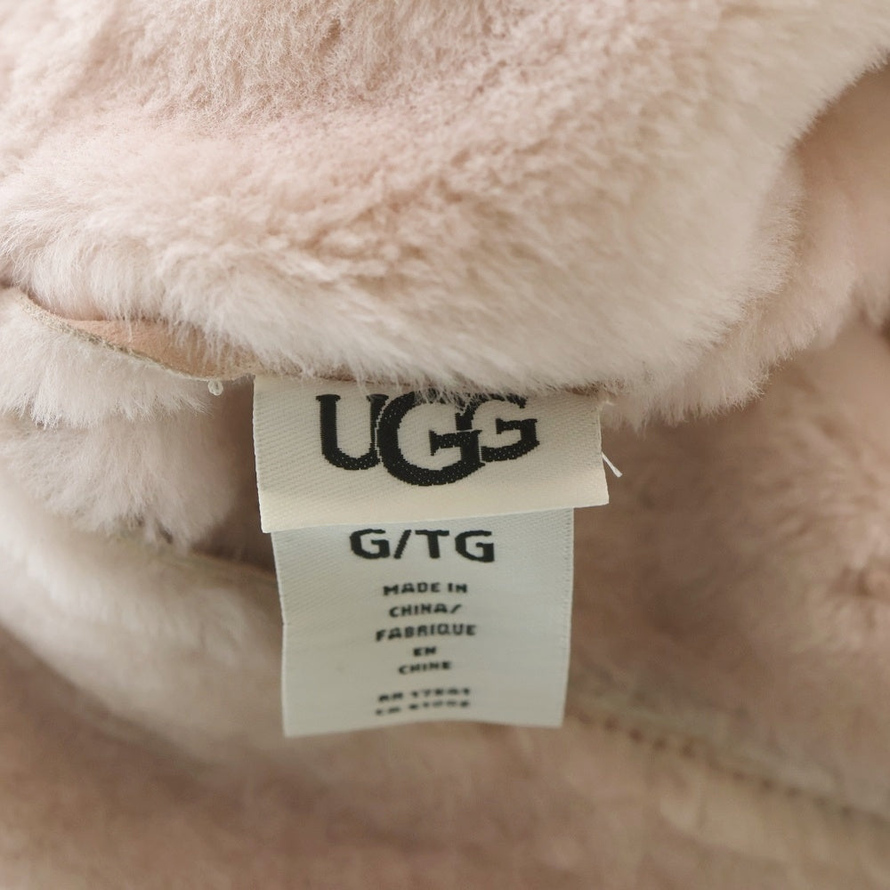 UGG(アグ) シープスキン ファー バケットハット ピンク レディース