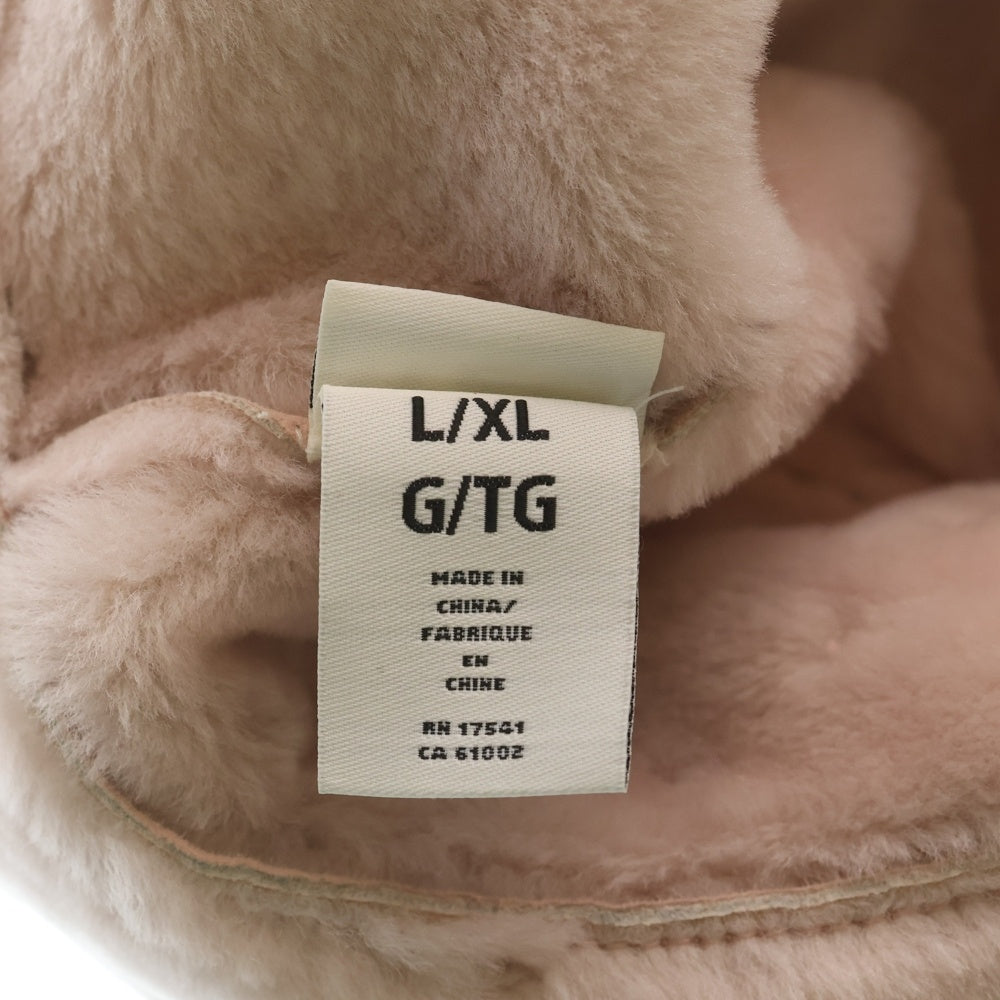 UGG(アグ) シープスキン ファー バケットハット ピンク レディース