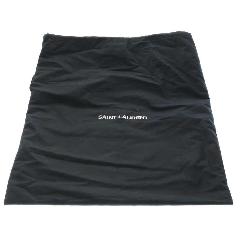 SAINT LAURENT PARIS(サンローランパリ) テディ チェーンショルダーバッグ 巾着バッグ ピンク シルバー金具 レザー 538447 レディース