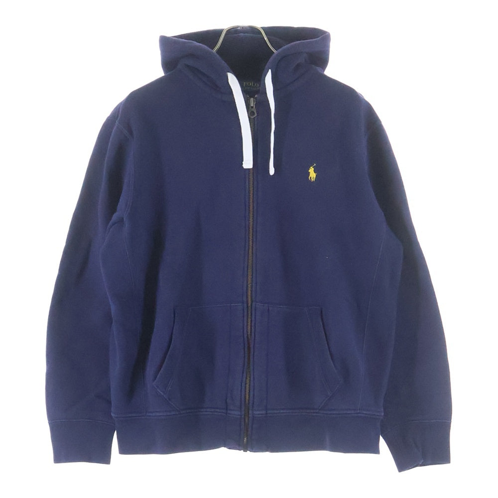 POLO RALPH LAUREN(ポロラルフローレン) スモールポニー刺繍 ジップアップ フーディーパーカー ネイビー