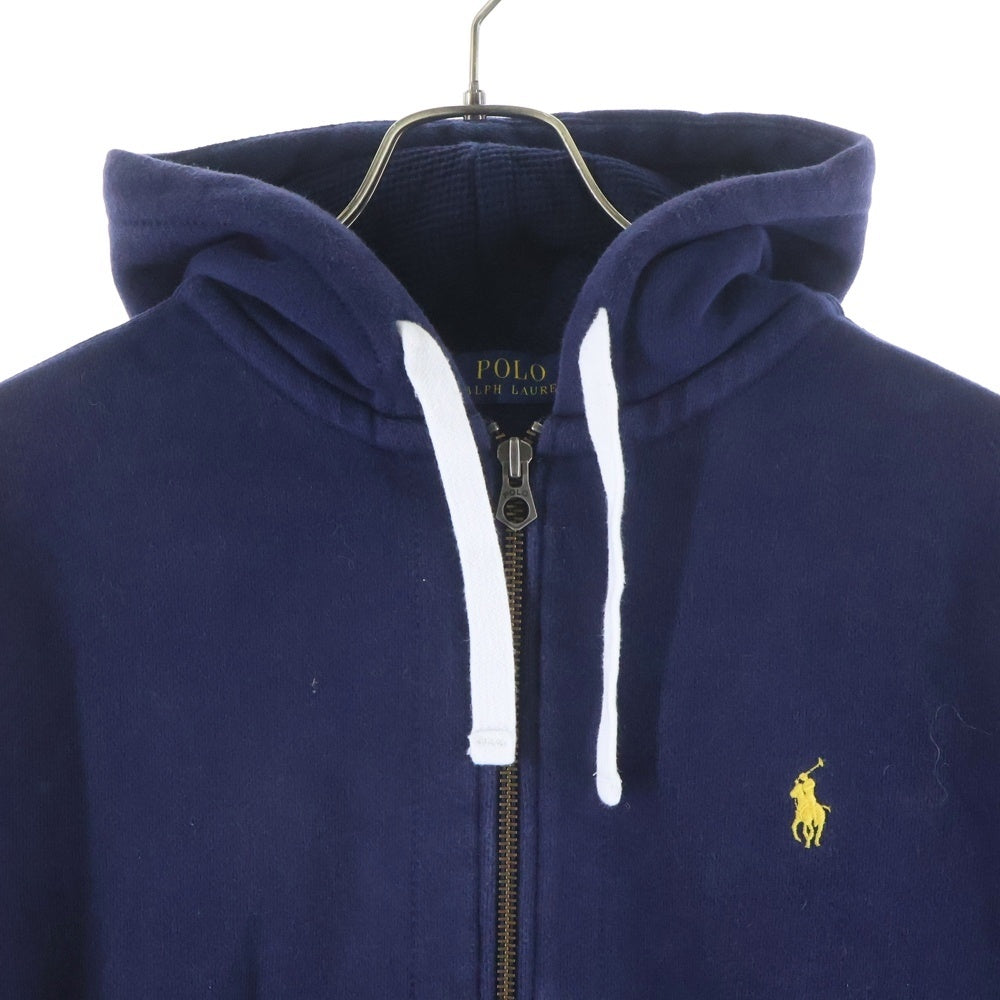 POLO RALPH LAUREN(ポロラルフローレン) スモールポニー刺繍 ジップアップ フーディーパーカー ネイビー