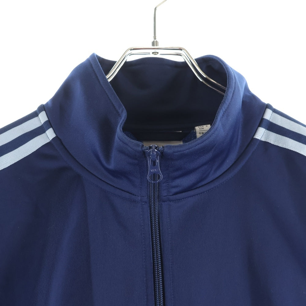 adidas(アディダス) ロゴ刺繍 サイドライン ジップアップ トラックジャケット ネイビー IK9149