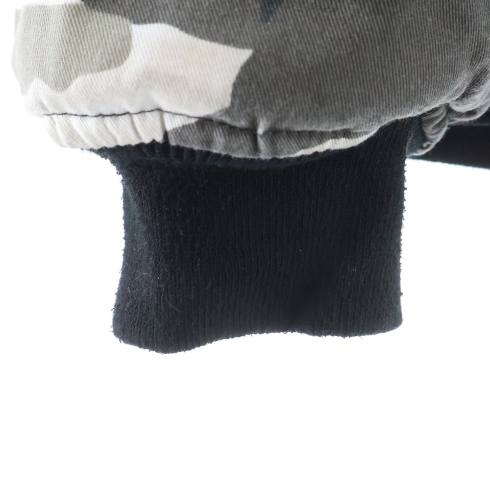 1017 ALYX 9SM(アリクス) x Fostex HALCYON BLVD MA-1 ロゴプリント リバーシブル ジップアップ ボンバージャケット オレンジ/グレー