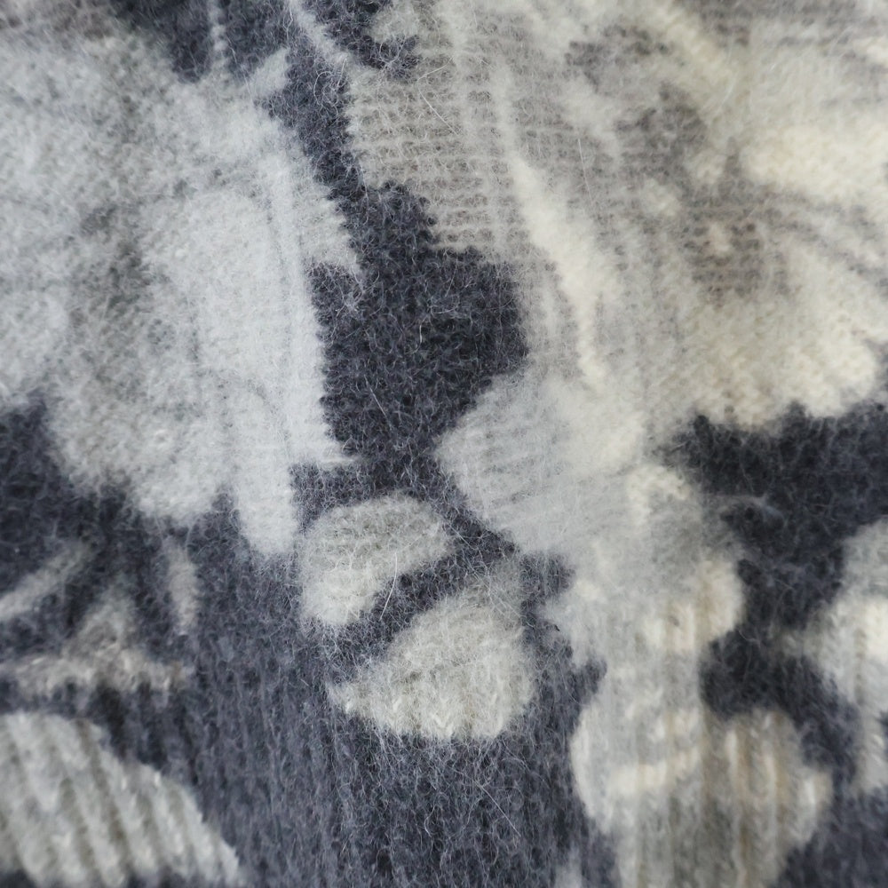 SUPREME(シュプリーム) 19SS Printed Floral Angora Sweater フローラル プリント アンゴラ クルーネックニットセーター グレー