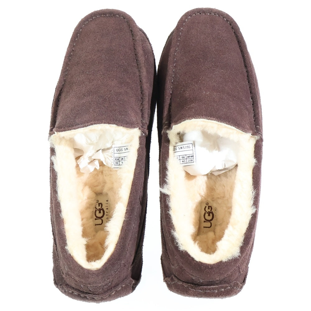 UGG(アグ) Ascot アスコット ファー ムートンレザー ローファー ブラウン UB06318