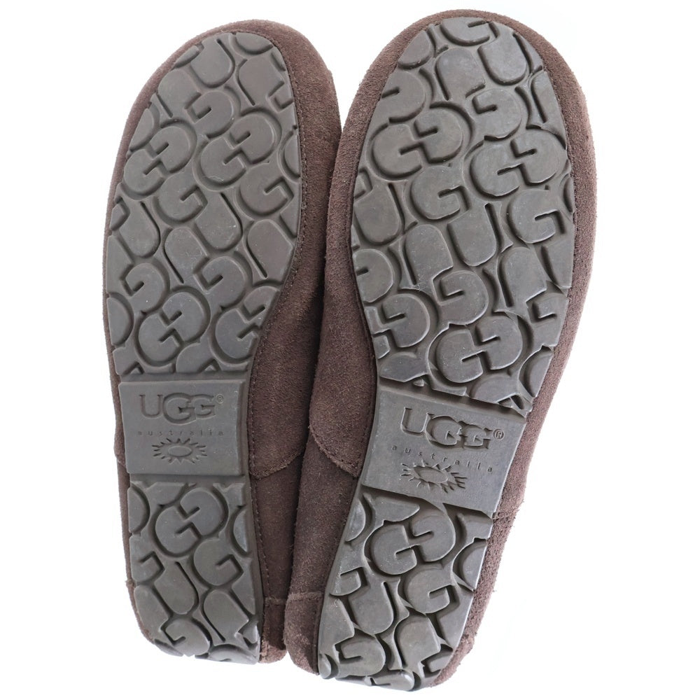 UGG(アグ) Ascot アスコット ファー ムートンレザー ローファー ブラウン UB06318