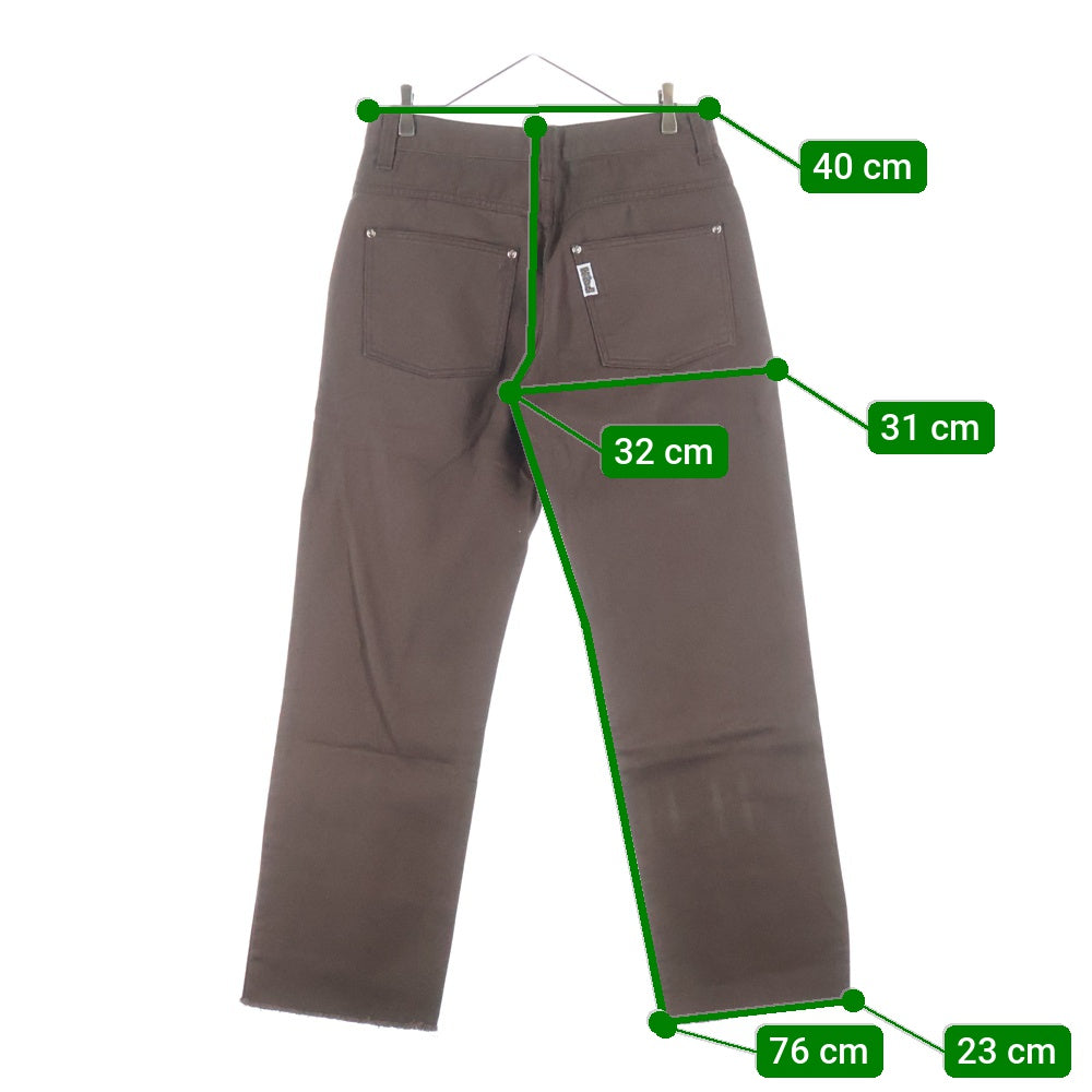 NO BRAND(ノーブランド) BLIND(ブラインド)00s OLD SK8 復刻 USA製 オールドスケート バギー デニムパンツ ブラウン