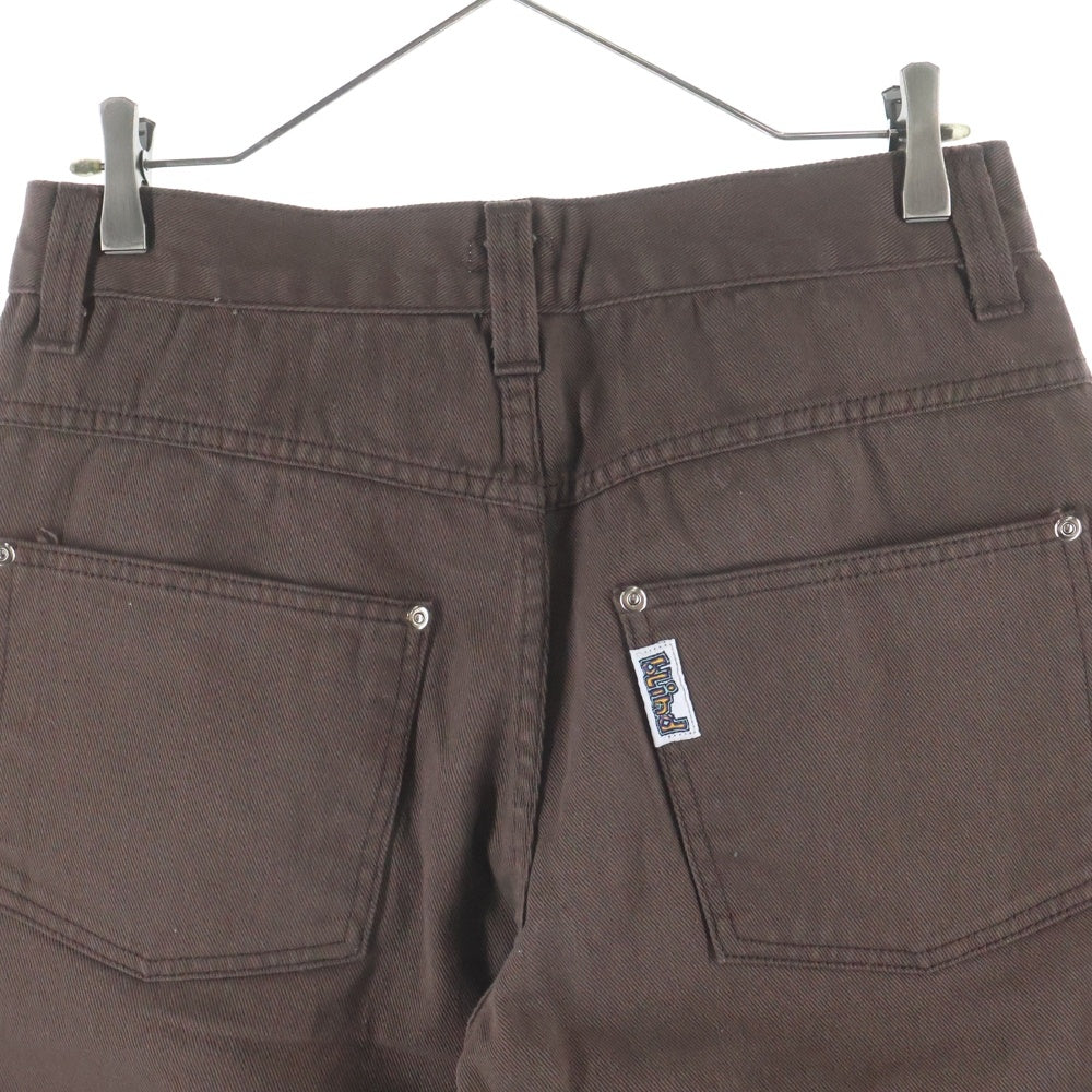 NO BRAND(ノーブランド) BLIND(ブラインド)00s OLD SK8 復刻 USA製 オールドスケート バギー デニムパンツ ブラウン