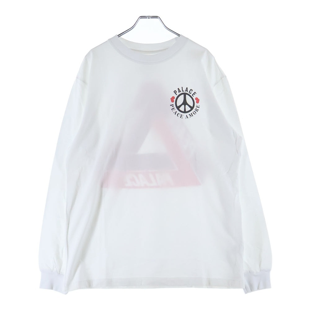 Palace Skateboards(パレススケートボーズ) 15SS PEACE AMORE S/S TEE 海外限定 ピース アモーレ クルーネック 半袖Tシャツ カットソー ホワイト