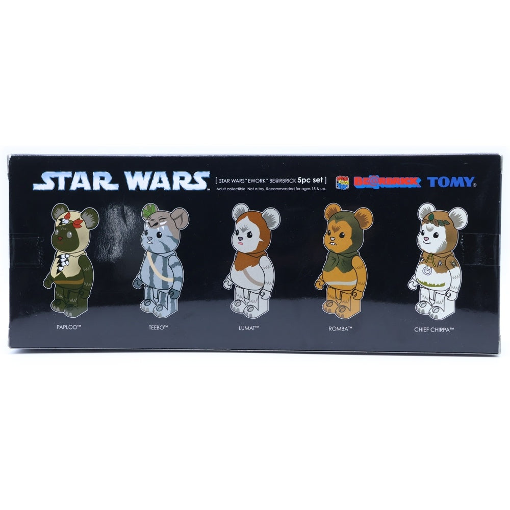 MEDICOM TOY(メディコムトイ) 2007×STAR WARS EWORK BE@RBRICK 100% 5pc SET MEDICOM TOY EXHIBITION 2007限定 スターウォーズ イウォーク ベアブリック 100%