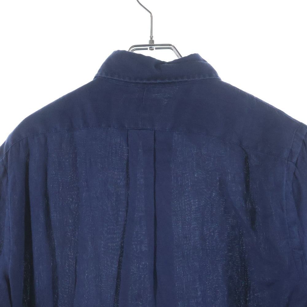 POLO RALPH LAUREN(ポロラルフローレン) スモールポニー刺繍 コットン 半袖シャツ ネイビー