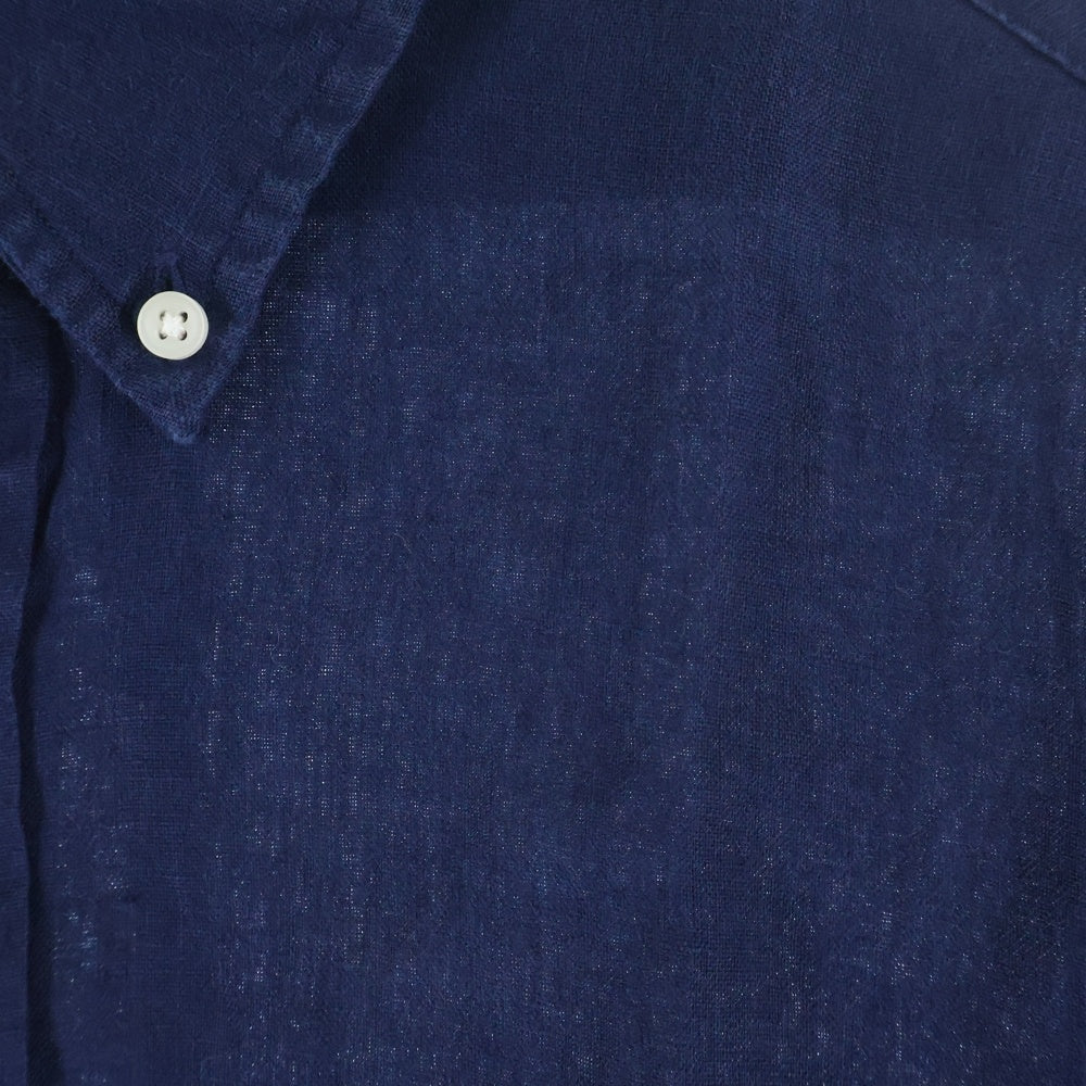 POLO RALPH LAUREN(ポロラルフローレン) スモールポニー刺繍 コットン 半袖シャツ ネイビー