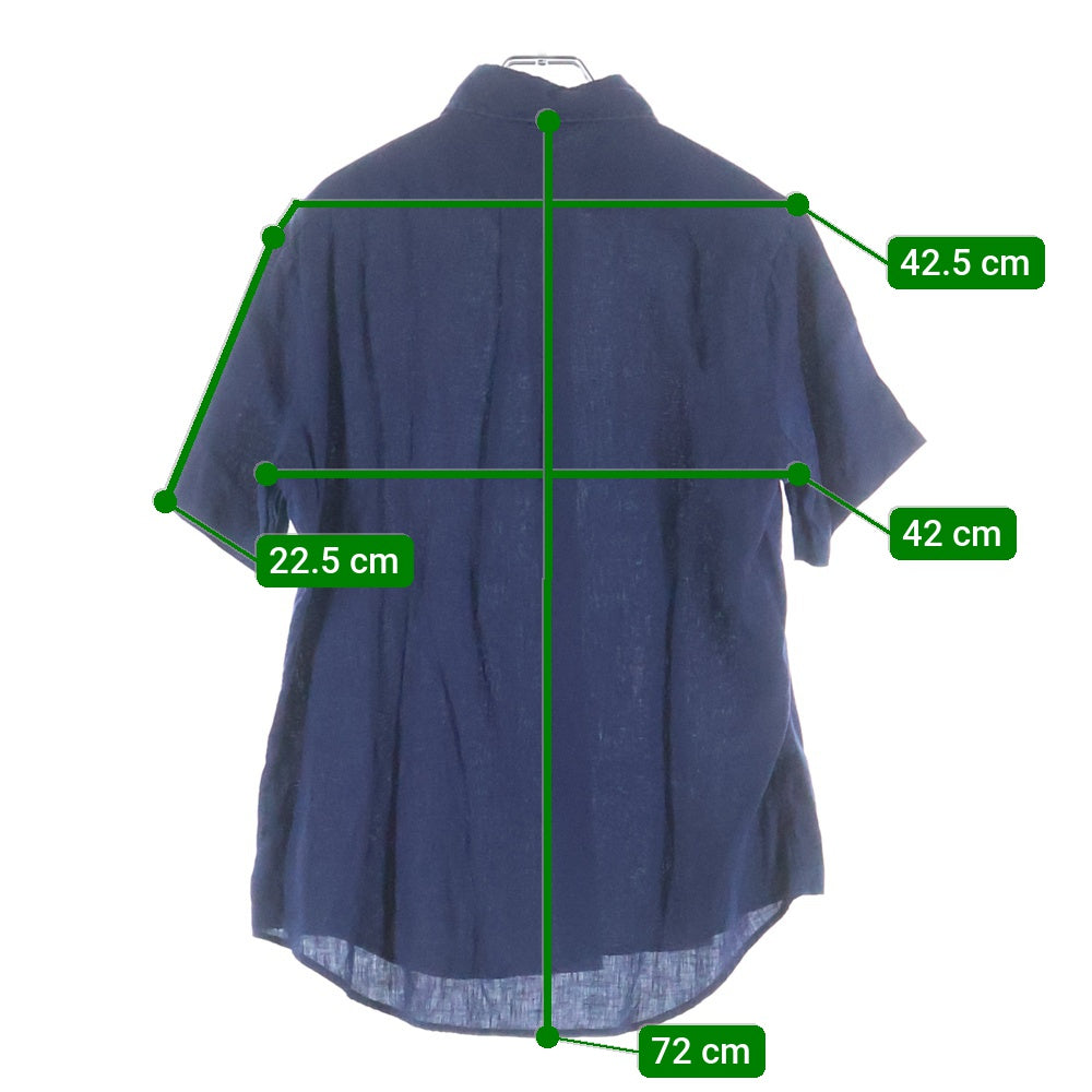 POLO RALPH LAUREN(ポロラルフローレン) スモールポニー刺繍 コットン 半袖シャツ ネイビー