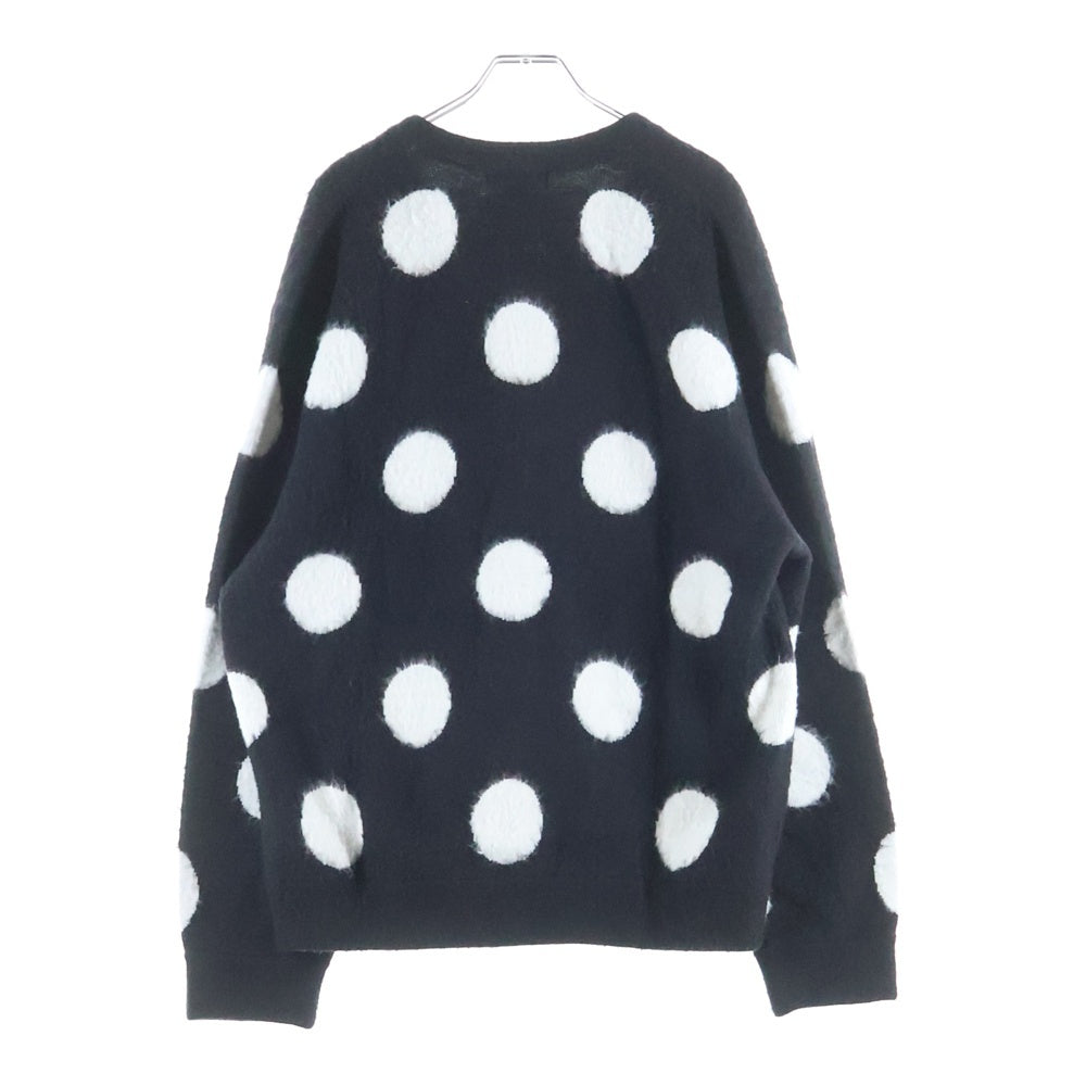 SUPREME(シュプリーム) 20SS Brushed Polka Dot Cardigan ブラッシュド ポルカドット カーディガン ブラック