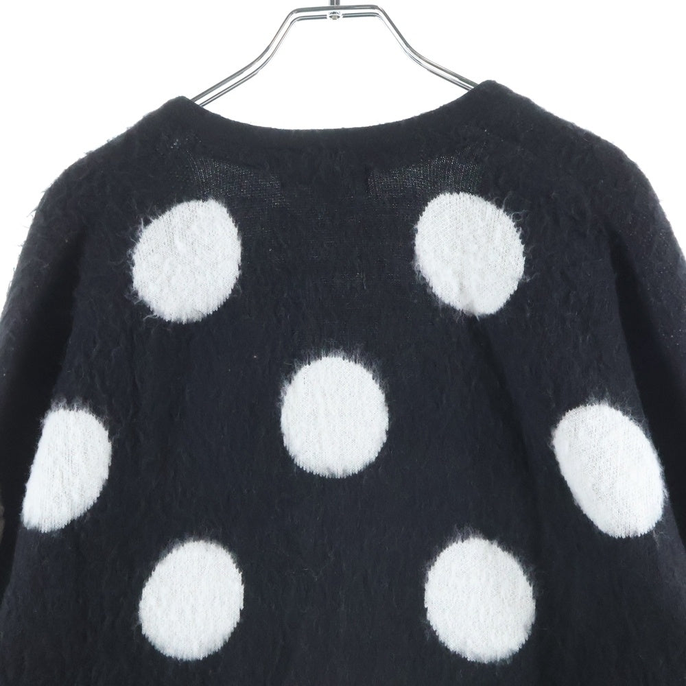 SUPREME(シュプリーム) 20SS Brushed Polka Dot Cardigan ブラッシュド ポルカドット カーディガン ブラック