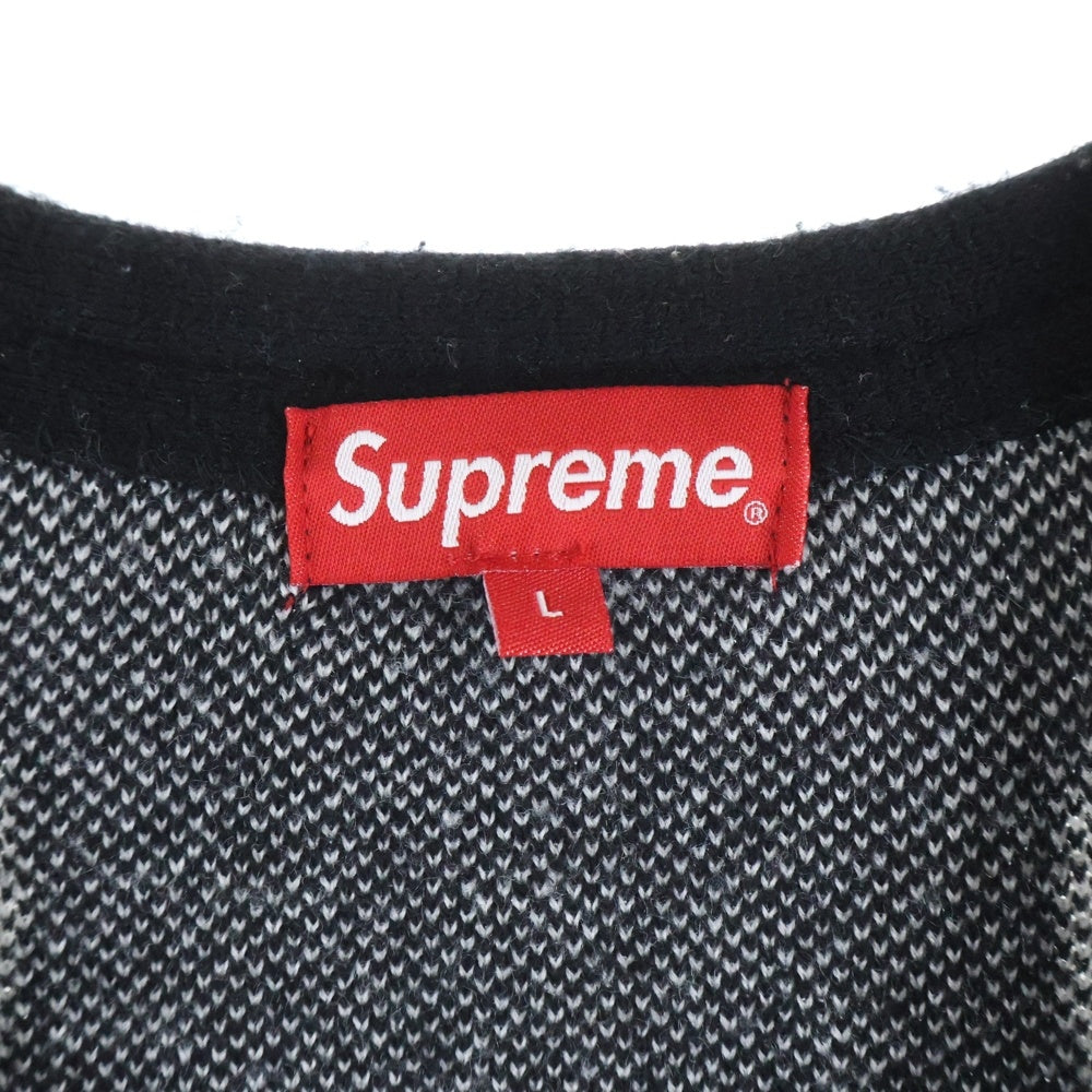 SUPREME(シュプリーム) 20SS Brushed Polka Dot Cardigan ブラッシュド ポルカドット カーディガン ブラック