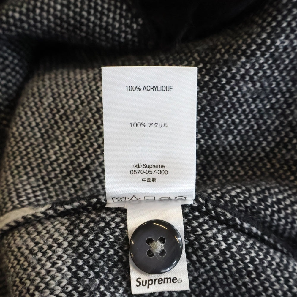 SUPREME(シュプリーム) 20SS Brushed Polka Dot Cardigan ブラッシュド ポルカドット カーディガン ブラック