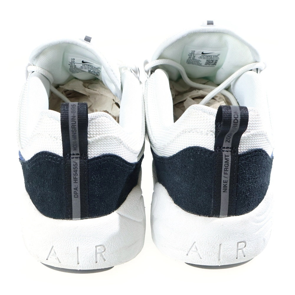 NIKE(ナイキ) ×FRAGMENT AIR ZOOM SPIRIDON SP BLUE VOID フラグメント エアズーム スピリドン ローカットスニーカー ホワイト US10/28cm HF5455-100