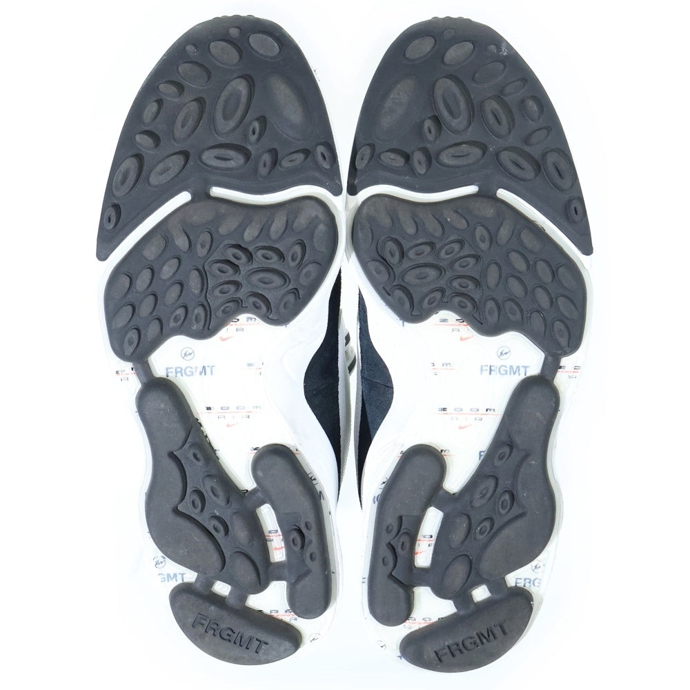 NIKE(ナイキ) ×FRAGMENT AIR ZOOM SPIRIDON SP BLUE VOID フラグメント エアズーム スピリドン ローカットスニーカー ホワイト US10/28cm HF5455-100