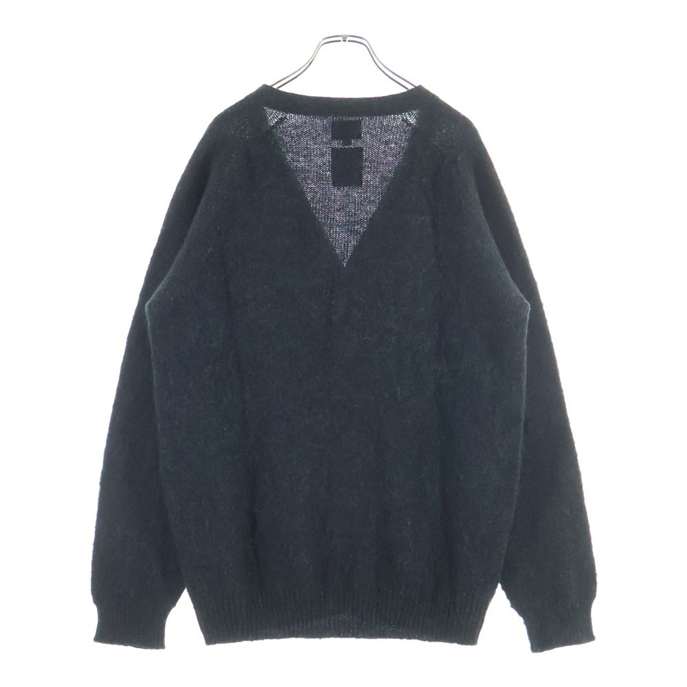 NOAH(ノア) Wool Shetland Cardigan ウール シェットランド カーディガン ブラック