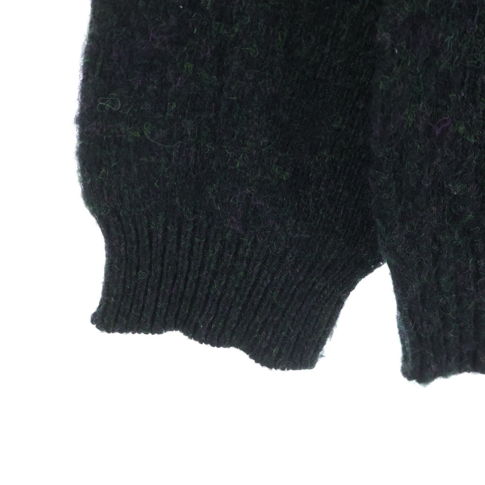 NOAH(ノア) Wool Shetland Cardigan ウール シェットランド カーディガン ブラック