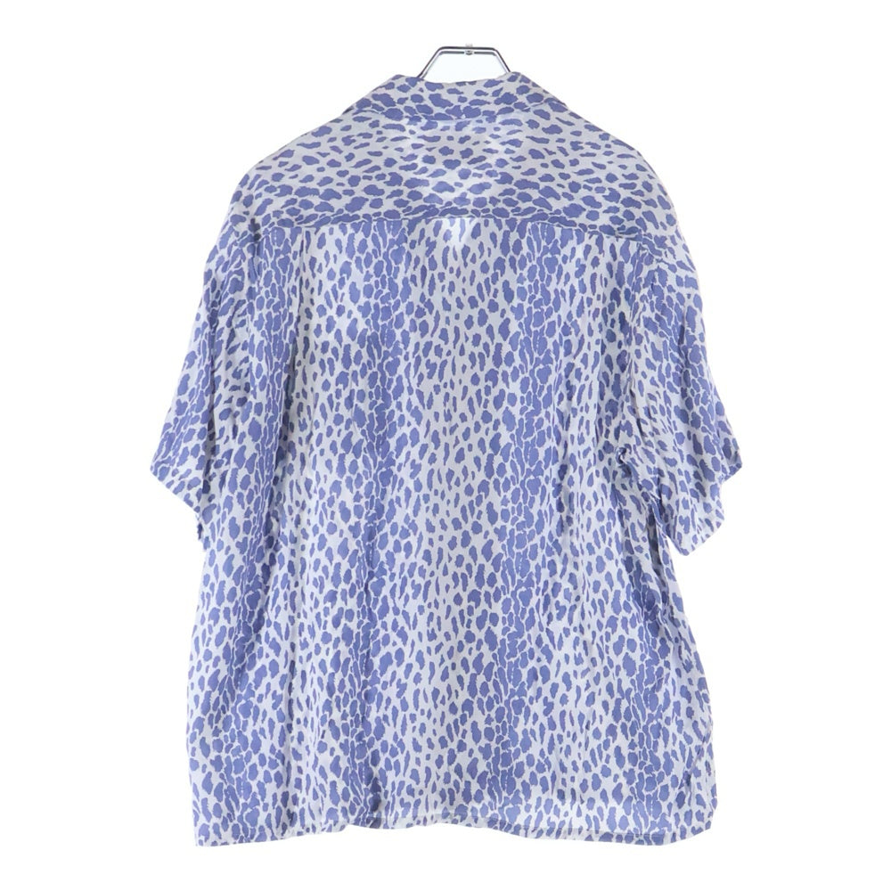 WACKO MARIA(ワコマリア) 23SS Leopard Open Collar Shit レオパード オープン カラーシャツ ネイビー 23SS-WMS-HI01
