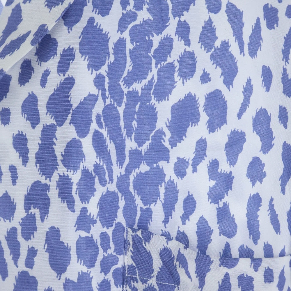 WACKO MARIA(ワコマリア) 23SS Leopard Open Collar Shit レオパード オープン カラーシャツ ネイビー 23SS-WMS-HI01