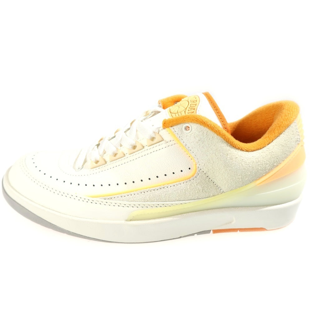 NIKE(ナイキ) Air Jordan 2 Low Craft Melon Tint エアジョーダン2 ロー クラフトメロンティント ローカットスニーカー クリーム/オレンジ US8.5/26.5cm DV9956-118