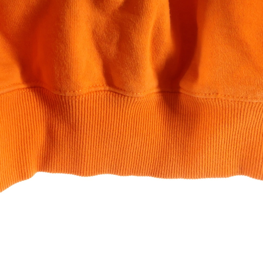THISISNEVERTHAT(ディスイズネバーザット) 両面ロゴ刺繍 クルーネックスウェット トレーナー オレンジ TN20FSW001