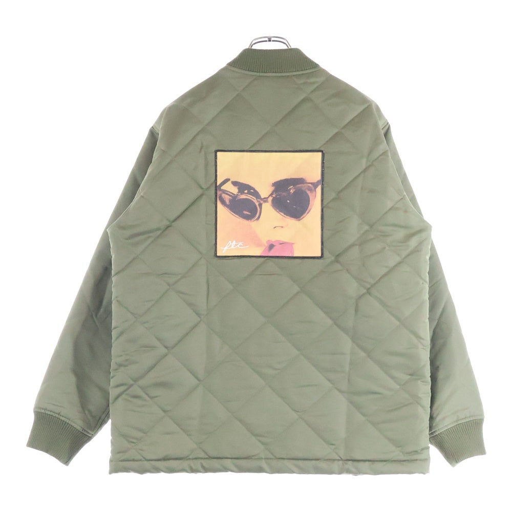 FTC(エフシーティー) 19AW QUILTED WORK JACKET ロリータ キルティング バッグプリント ワークジャケット カーキ FTC019AWJ08