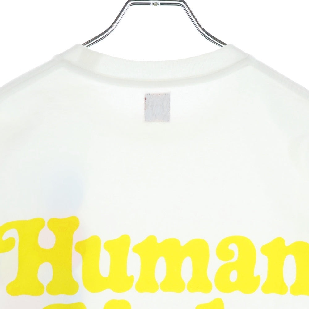 HUMAN MADE(ヒューマンメイド) 22SS × Girls Don't Cry × VERDY VICK TEE ガールズドントクライ ヴェルディ 両面プリント クルーネック 半袖Tシャツ カットソー ホワイト