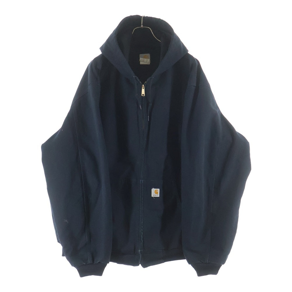 CARHARTT(カーハート) DUCK ACTIVE JACKET 2011年 USA製 裏地サーマル ダック アクティブジャケット フーディ ブラック J131