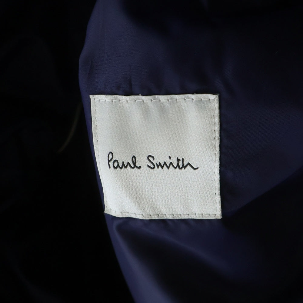 Paul Smith(ポールスミス) 22AW ダブルジップ ストライプポイント フードパテッド ブルゾンジャケット ネイビー 223175612XB