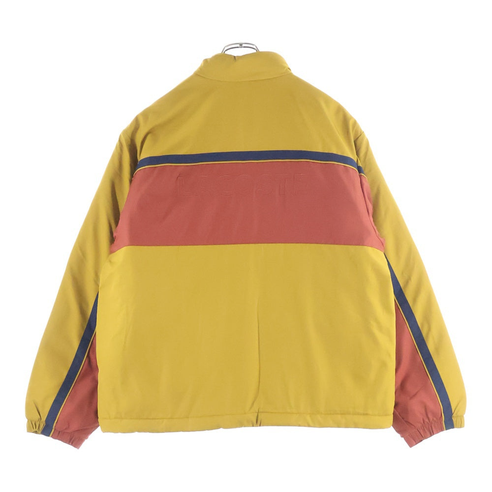 SUPREME(シュプリーム) 19AW ×LACOSTE Puffy Half Zip Pullover Jacket ラコステ パフィー ハーフジップ ナイロンジャケット イエロー